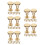 50Pcs Golden Rivet Screw Set for Scrapbooking Binding 7