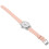 3Pièces Adolescentes Cuir Quartz Rose Design Chat 3