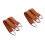 4Pcs Durable Plush Back Lotion & Tanning Applicator for Men Shower Use 7