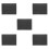 5Pcs Black Epe Foam Inserts Tool Organizer Cushion Pads for Shipping 7