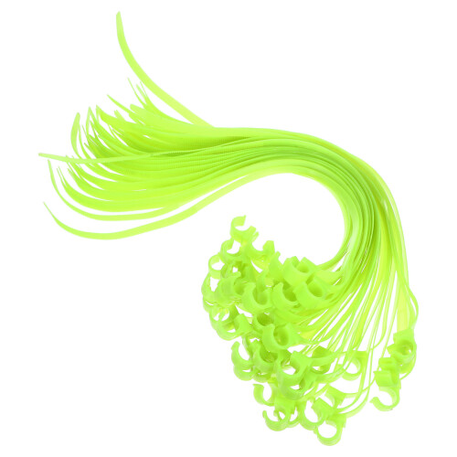 250Pcs Green Plastic Fire Extinguisher Tie Belt Flexible Hose Fixing