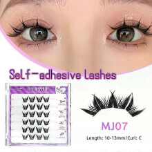 (C 0.07mm, MJ07) Yelix large capacity Self-Adhesive Eyelashes No Glue Fake Lashes Extensions Reusable for Makeup Soft Mink Eyelashes