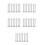40Pcs Silver Aluminum Cake Decorating Tips Set Stable Cone Holder 8