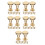 50Pcs Golden Rivet Screw Set for Scrapbooking Binding 6