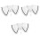 3Pcs Women’s White Detachable False Collar Blouse Shirt Attachments 5