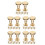 50Pcs Golden Rivet Screw Set for Scrapbooking Binding 5