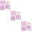3Sets Handmade DIY PU Bag Material Violet Durable Supplies 9
