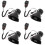 4Sets Wireless Pa System Car Alarm with Recording Plastic Black 7