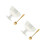 2Sets White Ceramic Footed Dessert Bowls with Spoon for Kitchen Use 7
