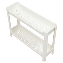 1Pc White Plastic Bathroom Corner Rack PP Home Storage Shelf