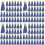 400Pcs Blue Tassels Bulk for Crafting Keyring Decorations DIY 6