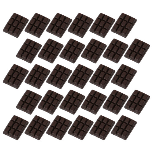 60Pcs Mini Chocolates Model Coffee Color DIY Craft Decoration Props 2