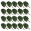 80Pcs Durable Plastic Miniature Trees Green for Model Scenery 1