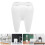 5Pcs Tooth Shaped Toothbrush Holder Storage Bucket Desktop Decor 11