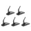 5Pcs Stable Black Plastic Model Display Stands for Airplane Collectors 9