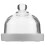 3Pcs Glass Ceramic Cake Stand with Dome Lid for Serving and Storage 1