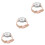 3Pièces Adolescentes Cuir Quartz Rose Design Chat 7