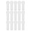60Pcs Lightweight Plastic Clarinet Repair Tools White Xi Key Rods Kit 2
