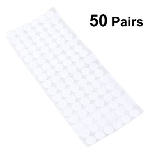100Paren Hook En Loop Tape Met Zelfklevende Ronde Stickers
