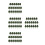 80Pcs Durable Plastic Miniature Trees Green for Model Scenery 5