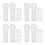 60Pcs Lightweight Plastic Clarinet Repair Tools White Xi Key Rods Kit 4