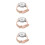 3Pièces Adolescentes Cuir Quartz Rose Design Chat 10