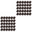 60Pcs Mini Chocolates Model Coffee Color DIY Craft Decoration Props 5
