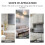 1Pc White Plastic Bathroom Corner Rack PP Home Storage Shelf 6