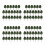80Pcs Durable Plastic Miniature Trees Green for Model Scenery 3