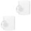 2Pcs Transparent Suction Cup Fish Feeding Rings for Aquarium Use 5