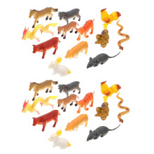 6 Sets Zodiac Animal Models Simulation Toys For Children Education