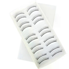(8mm, 10 Pairs-D1) 10 Pairs/Set False Eyelashes Handmade Training Lashes For Beginners Teaching Lashes Eye Extension Tools Practice
