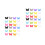 48Pcs Silicone Glass Tags Butterfly Drink Makers for Parties 5