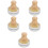 5Sets Wooden Dish Brush Non-Scratch Bristles Kitchen Scrubber 7
