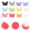 48Pcs Silicone Glass Tags Butterfly Drink Makers for Parties 10