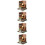 4Sets DIY Small Wooden Cabin Model Bird Use Assembly Kit 3