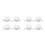 8Pcs White Silicone Table Corner Guards Proofing Safety Bumpers 2
