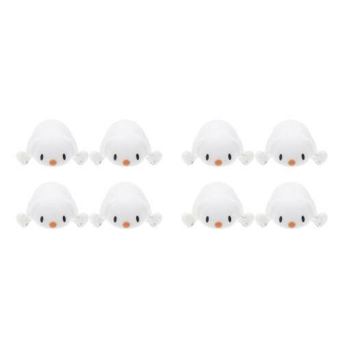 8Pcs White Silicone Table Corner Guards Proofing Safety Bumpers 1