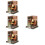4Sets DIY Small Wooden Cabin Model Bird Use Assembly Kit 4