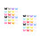48Pcs Silicone Glass Tags Butterfly Drink Makers for Parties 7