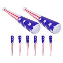 16Pcs Lightweight PVC Inflatable Baseball Bat Decor for Outdoor Fun