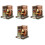 4Sets DIY Small Wooden Cabin Model Bird Use Assembly Kit 8