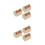 6Pcs Realistic Khaki Mini Toolbox for Mini House Scene Decoration 5