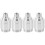 4Pcs Aluminum Alloy Gas Sensor Outer Cover Silver Durable Protection 4