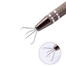 2Pcs Multicolor Manicure Claw Cotton Claws Nail Cleaning Tool