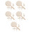 20Pcs DIY Hand-Painted Wooden -Drums Creative 9