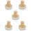 5Sets Wooden Dish Brush Non-Scratch Bristles Kitchen Scrubber 8