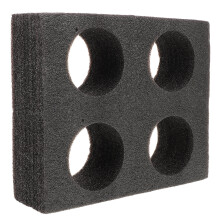 5Pcs Portable Black Epe Foam Multi-Hole Cup Carrier for Takeout
