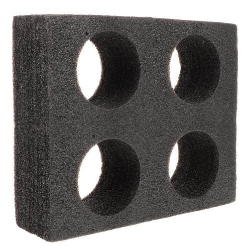 5Pcs Portable Black Epe Foam Multi-Hole Cup Carrier for Takeout