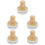 5Sets Wooden Dish Brush Non-Scratch Bristles Kitchen Scrubber 6